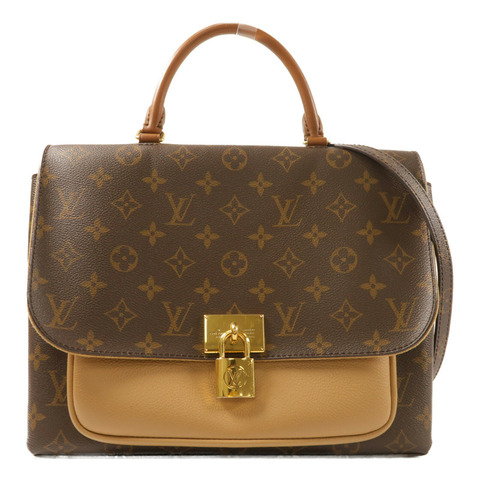 LOUIS VUITTON Monogram Marignan金扣手挽肩背兩用袋
