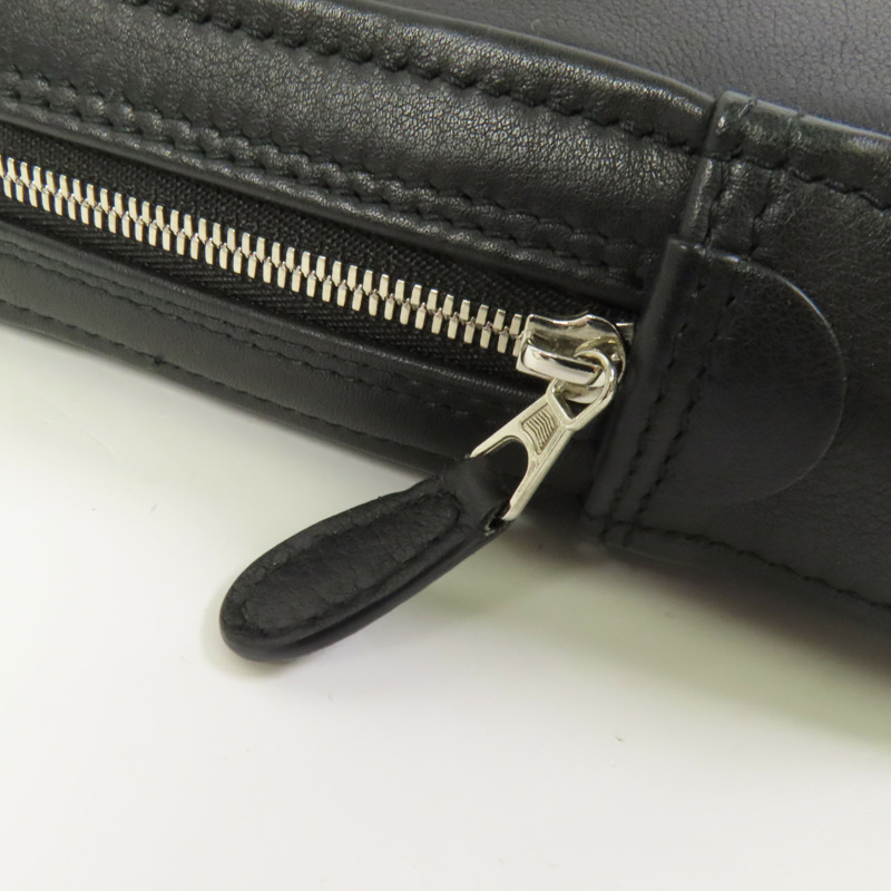 BALENCIAGA 牛皮皮革Triangle Clutch手拿包-5