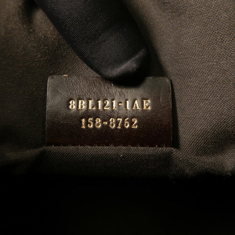 FENDI 塗層帆布Boston Bag金扣手挽肩背兩用袋-9