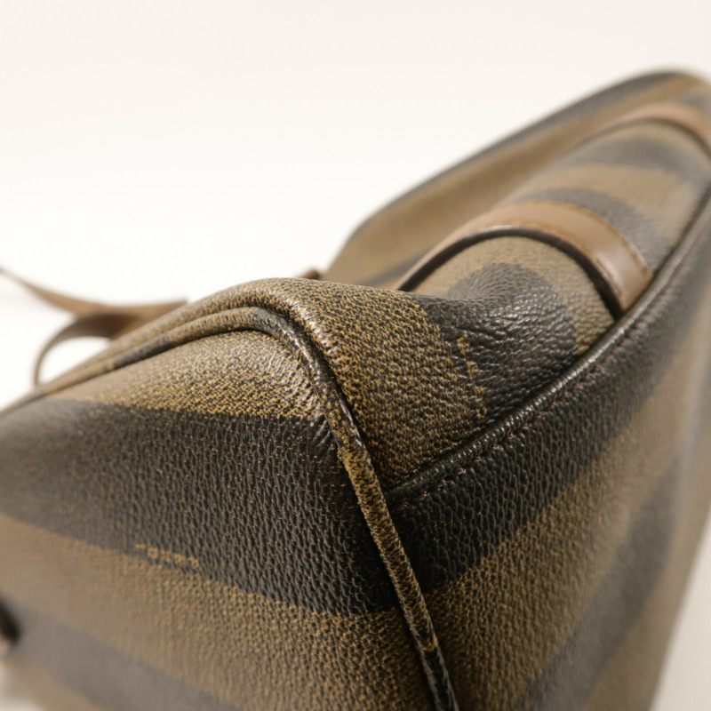 FENDI 塗層帆布Boston Bag金扣手挽肩背兩用袋-13