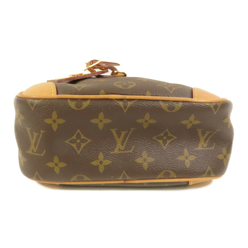 LOUIS VUITTON Monogram Deauville Mini金扣肩背袋棕色-3