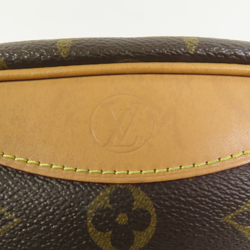 LOUIS VUITTON Monogram Deauville Mini金扣肩背袋棕色-6