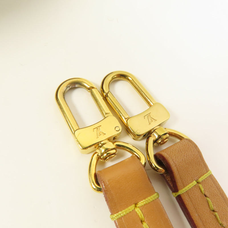 LOUIS VUITTON Monogram Deauville Mini金扣肩背袋棕色-7