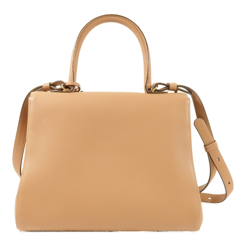Delvaux 牛皮皮革Billant MM金扣手挽肩背兩用袋-1