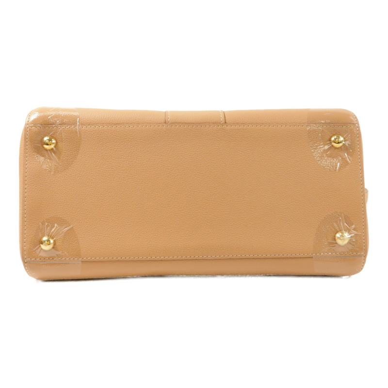 Delvaux 牛皮皮革Billant MM金扣手挽肩背兩用袋-3