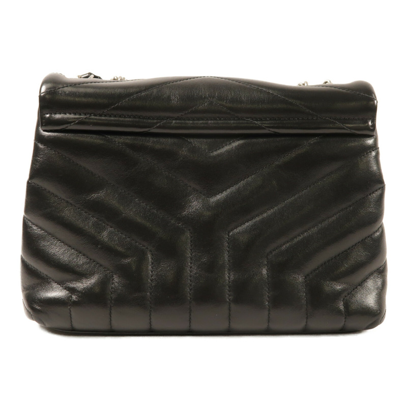 SAINT LAURENT 牛皮皮革Lou Lou銀扣鏈帶肩背袋-2