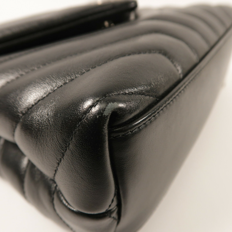 SAINT LAURENT 牛皮皮革Lou Lou銀扣鏈帶肩背袋-8