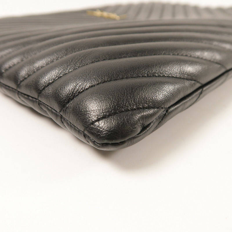 SAINT LAURENT 牛皮皮革Clutch Bag金扣手拿包-7