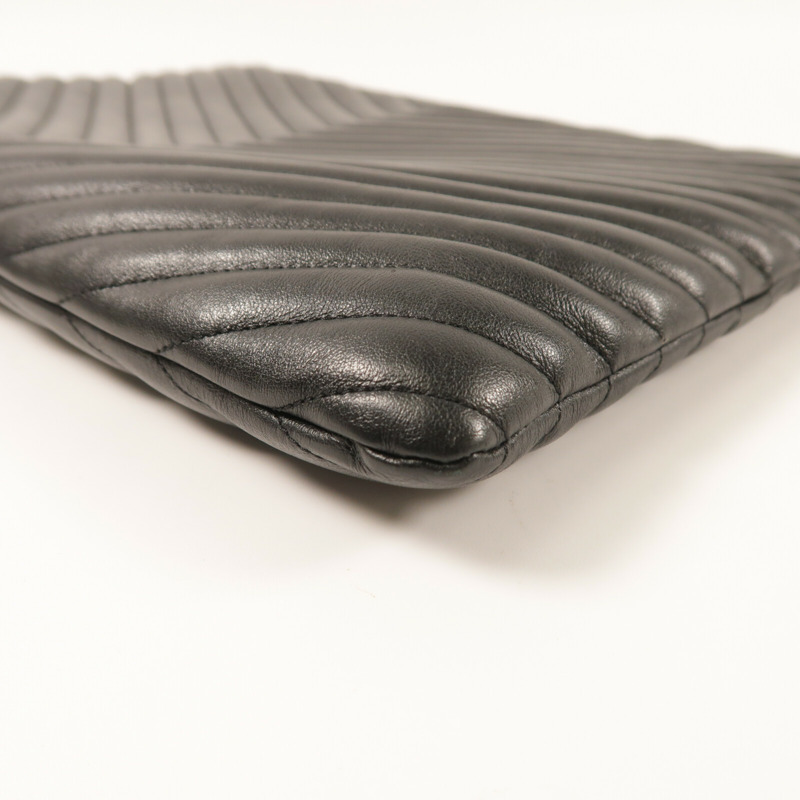 SAINT LAURENT 牛皮皮革Clutch Bag金扣手拿包-10