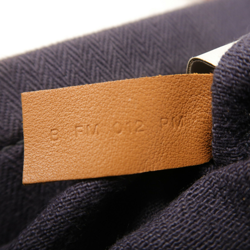 HERMES 帆布/Swift皮革Aline銀扣肩背袋-5