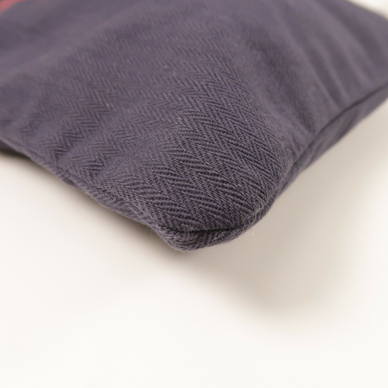 HERMES 帆布/Swift皮革Aline銀扣肩背袋-7