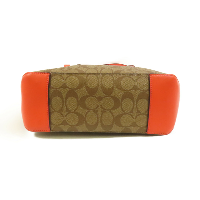 COACH 塗層帆布City Zip Tote肩背袋-3
