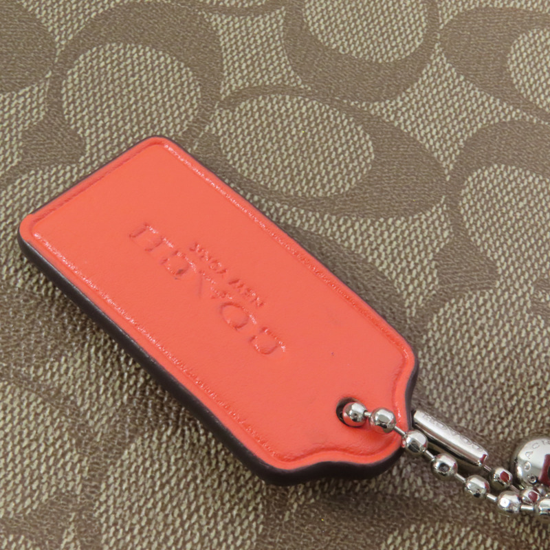 COACH 塗層帆布City Zip Tote肩背袋-7