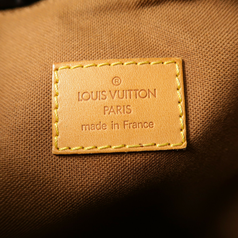 LOUIS VUITTON Monogram Pochette Bosphore金扣肩背袋棕色-5