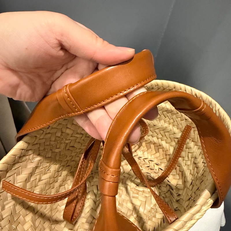 Chloe woody mini 手提 斜背 草編包-6