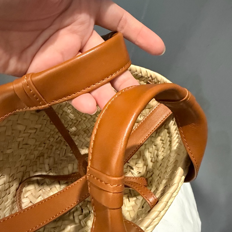 Chloe woody mini 手提 斜背 草編包-18