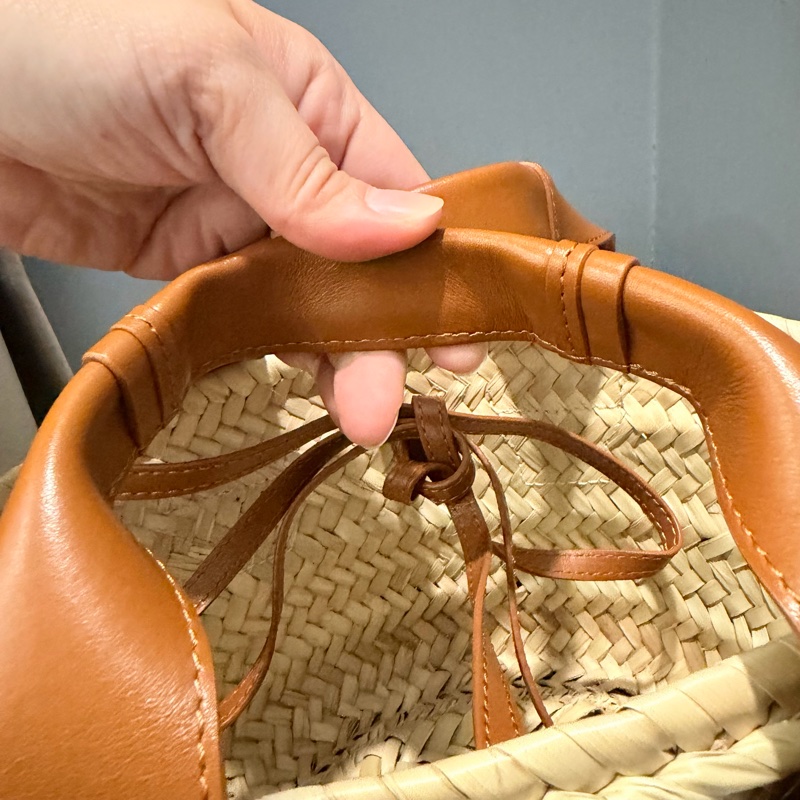 Chloe woody mini 手提 斜背 草編包-22