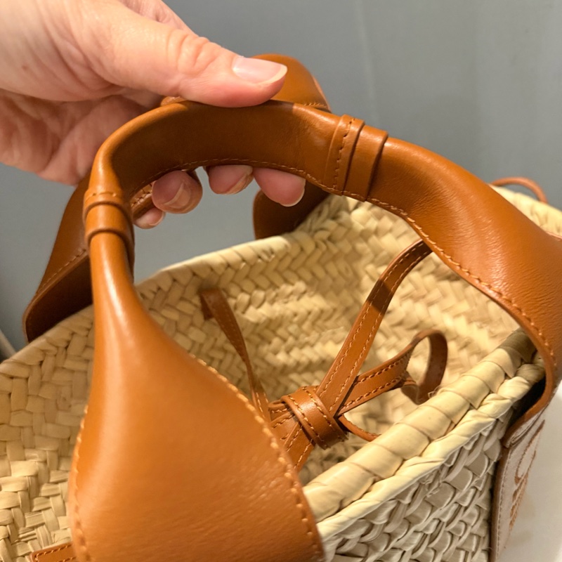 Chloe woody mini 手提 斜背 草編包-23