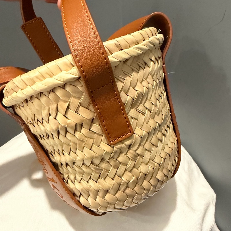 Chloe woody mini 手提 斜背 草編包-32