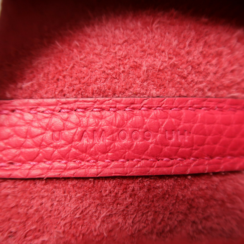 HERMES Clemence皮革Picotin PM手挽袋Rose Mexico-6