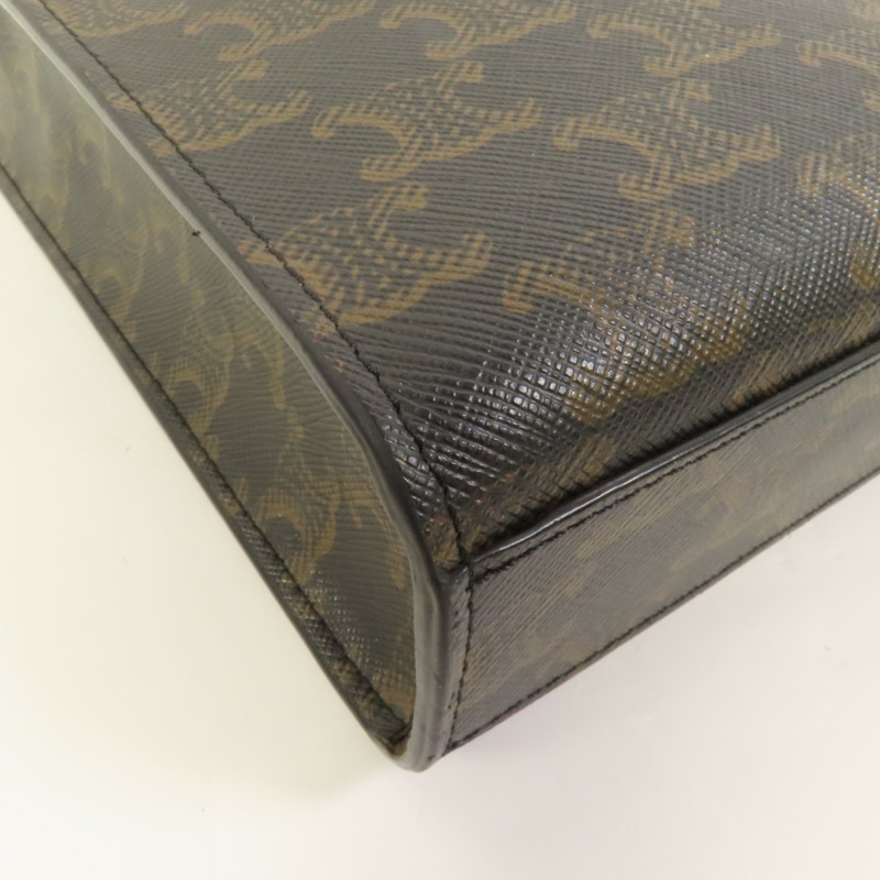 CELINE 塗層帆布Mini Vertical Cabas手挽肩背兩用袋-12