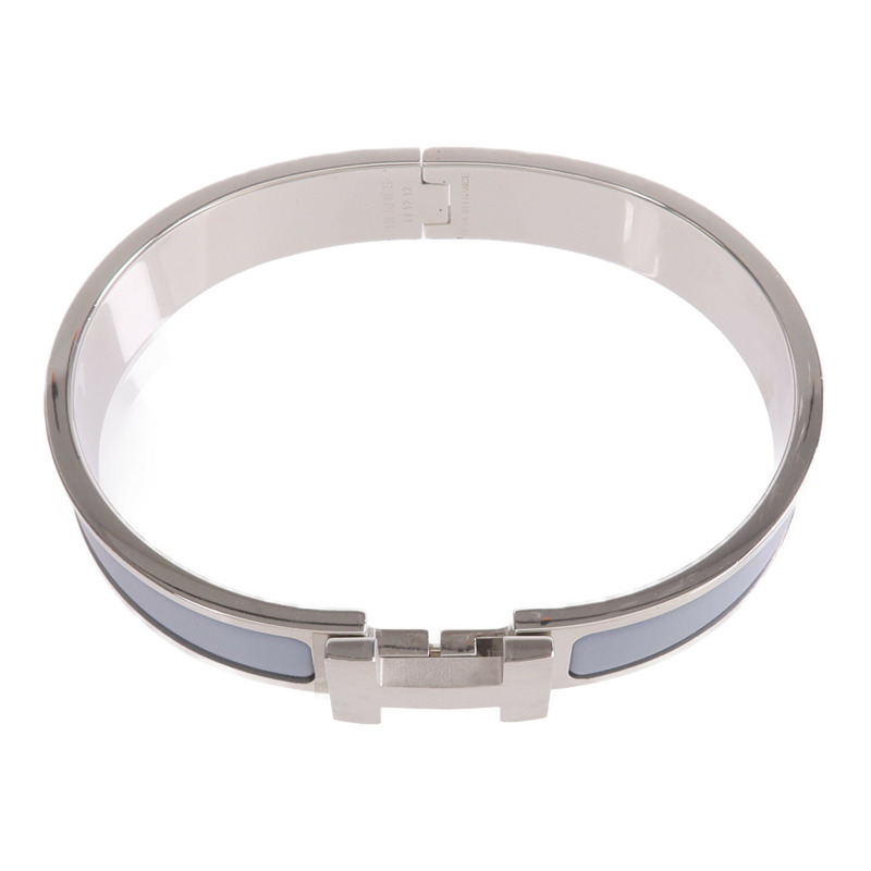 HERMES 金屬/琺瑯Clic HH手鐲-3