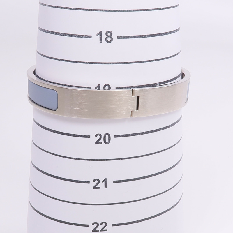 HERMES 金屬/琺瑯Clic HH手鐲-9