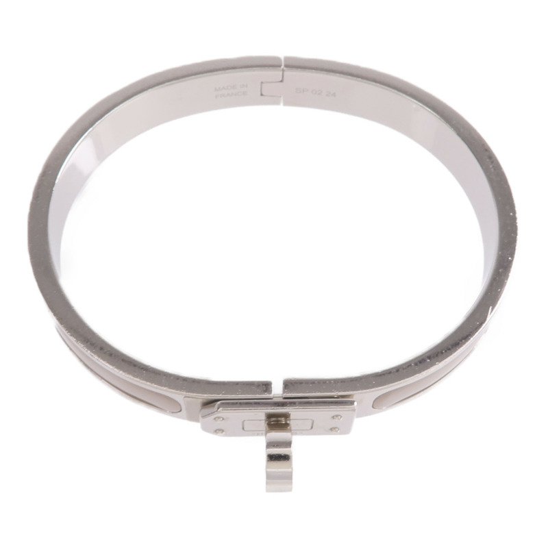 HERMES 金屬/琺瑯Mini Clic Kelly Bracelet手鐲-3