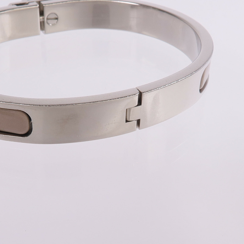 HERMES 金屬/琺瑯Mini Clic Kelly Bracelet手鐲-8
