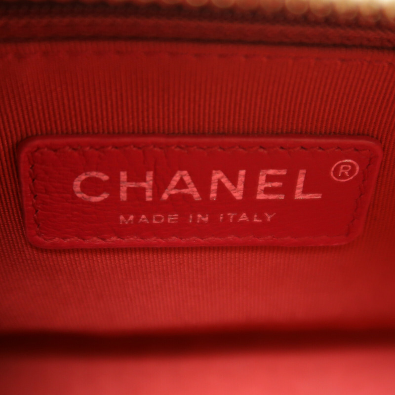 CHANEL 羊皮皮革Gabrielle Small鏈帶肩背袋-5