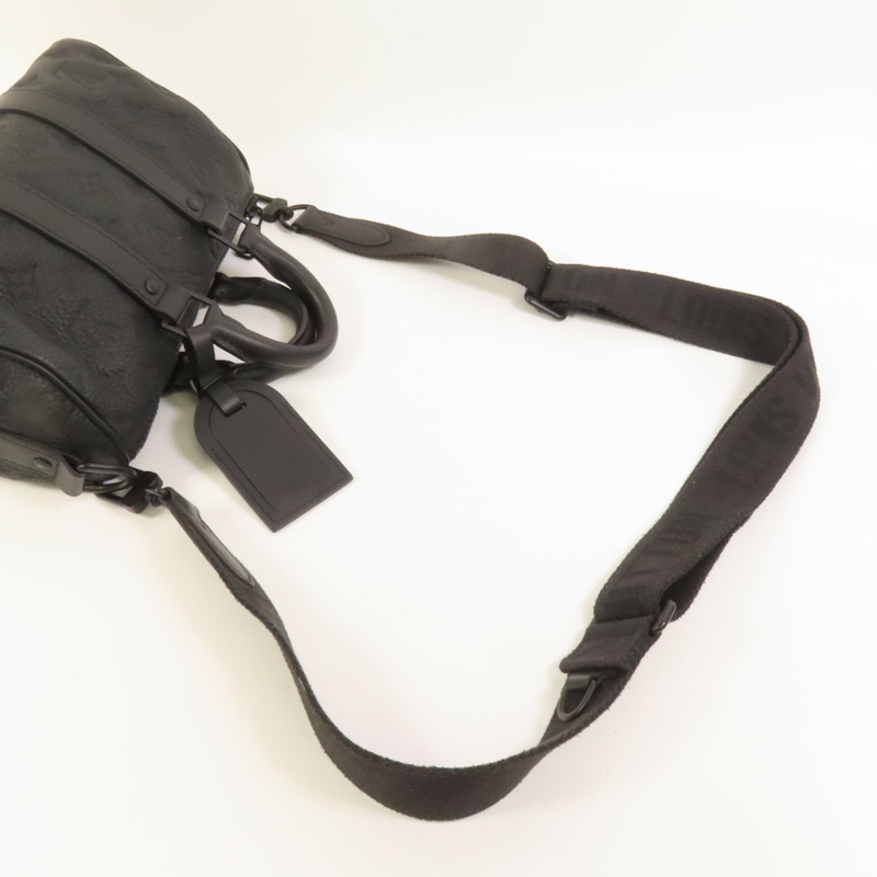 LOUIS VUITTON Taurillon Monogram Keepall Bandouliere 25手挽肩背兩用袋-4