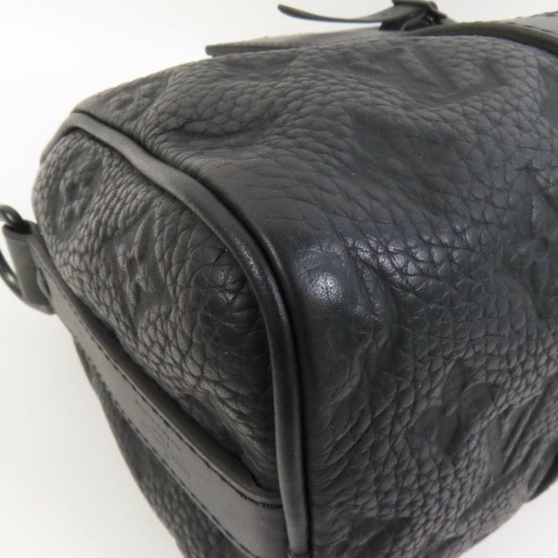 LOUIS VUITTON Taurillon Monogram Keepall Bandouliere 25手挽肩背兩用袋-13