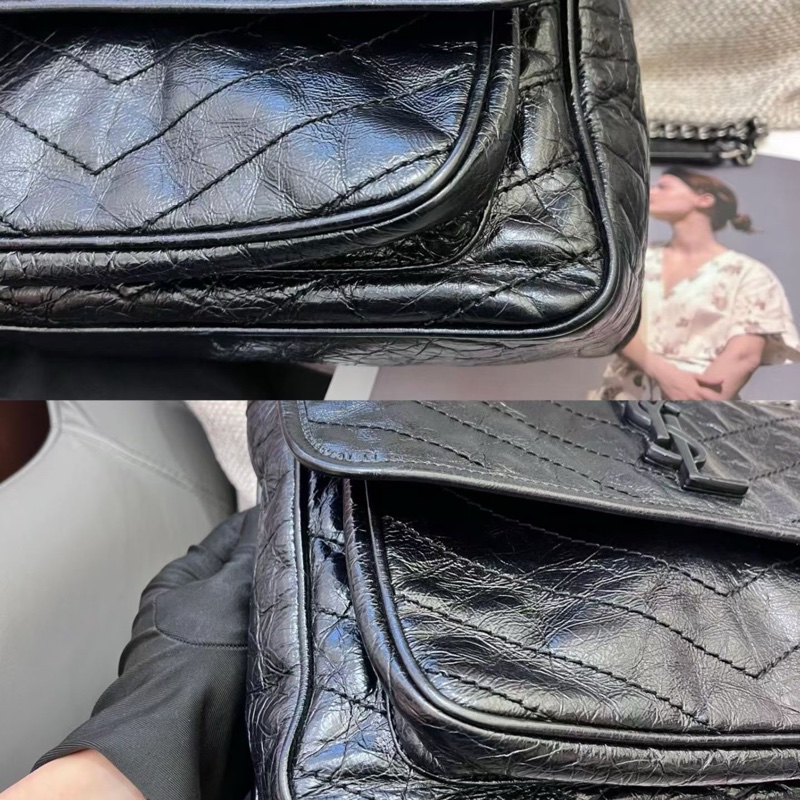 YSL黑銀niki 中號-6