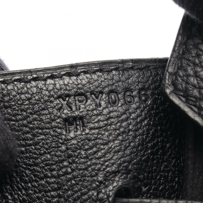 愛馬仕 Birkin 30 手提包，Togo 皮革，黑色，二手，女士，帶五金配件。-4