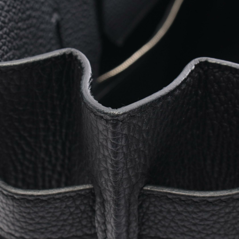 愛馬仕 Birkin 30 手提包，Togo 皮革，黑色，二手，女士，帶五金配件。-7