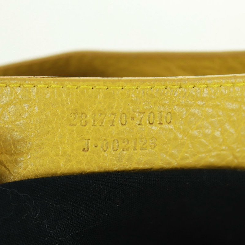 【日本直送】BALENCIAGA Giant City 手提包 皮革 2way 黃金色 281770 正品 168314SAV-10