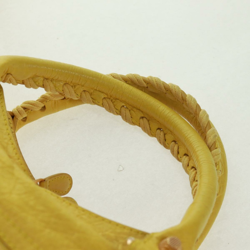 【日本直送】BALENCIAGA Giant City 手提包 皮革 2way 黃金色 281770 正品 168314SAV-13