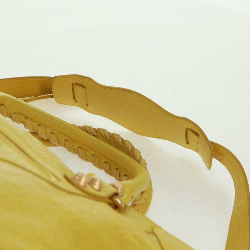 【日本直送】BALENCIAGA Giant City 手提包 皮革 2way 黃金色 281770 正品 168314SAV-14