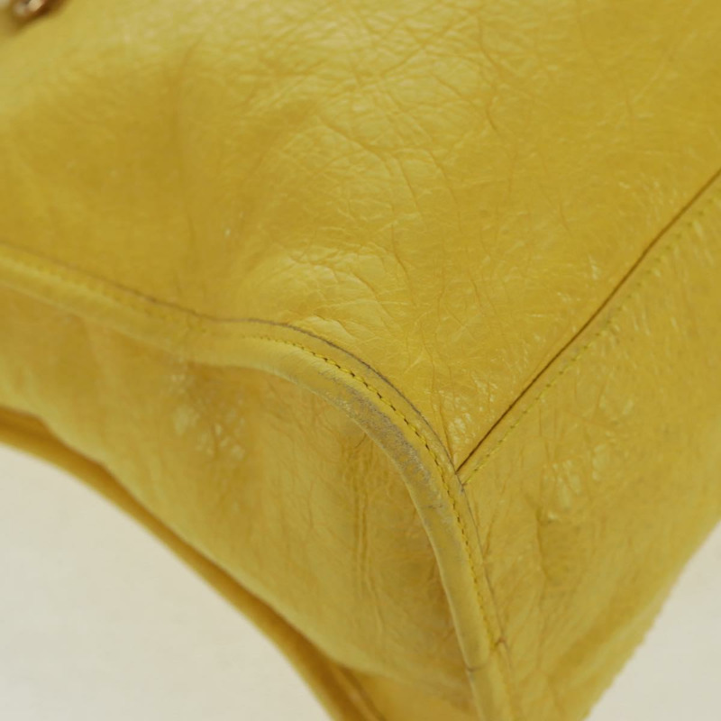 【日本直送】BALENCIAGA Giant City 手提包 皮革 2way 黃金色 281770 正品 168314SAV-16