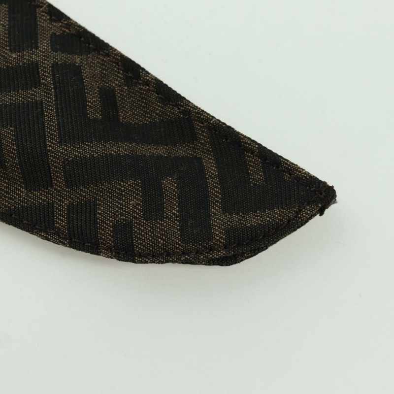 【日本直送】FENDI Zucca帆布Taroout手提包 棕色/黑色 正品 173118SM-8