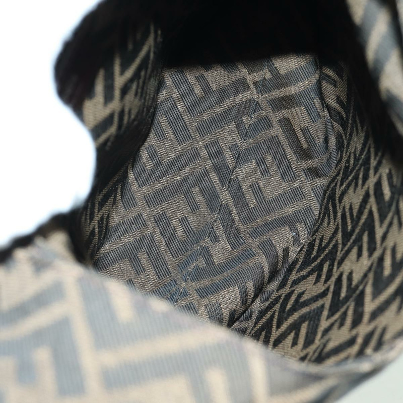 【日本直送】FENDI Zucca帆布Taroout手提包 棕色/黑色 正品 173118SM-9