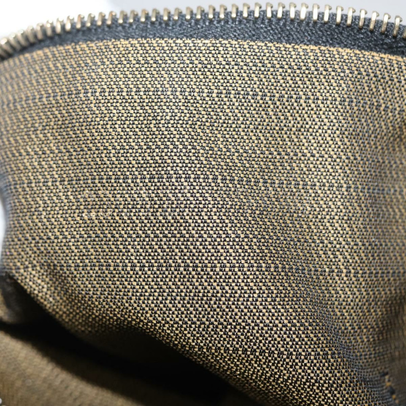 【日本直送】FENDI Zucca帆布手提包 棕色 黑色 正品 ka2934V-10