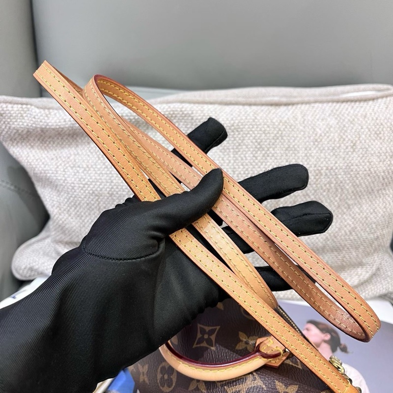 LV老花speedy nano枕頭包波士頓包-6