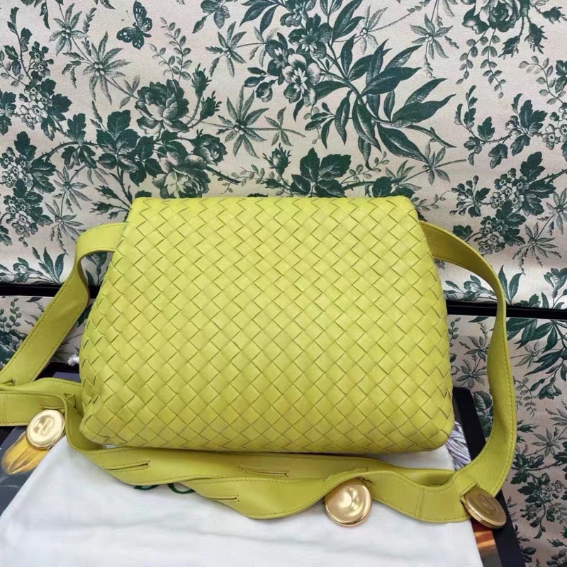 Bottega Veneta/BV新款編織托特包 金币包 中性男女斜跨單肩包-1