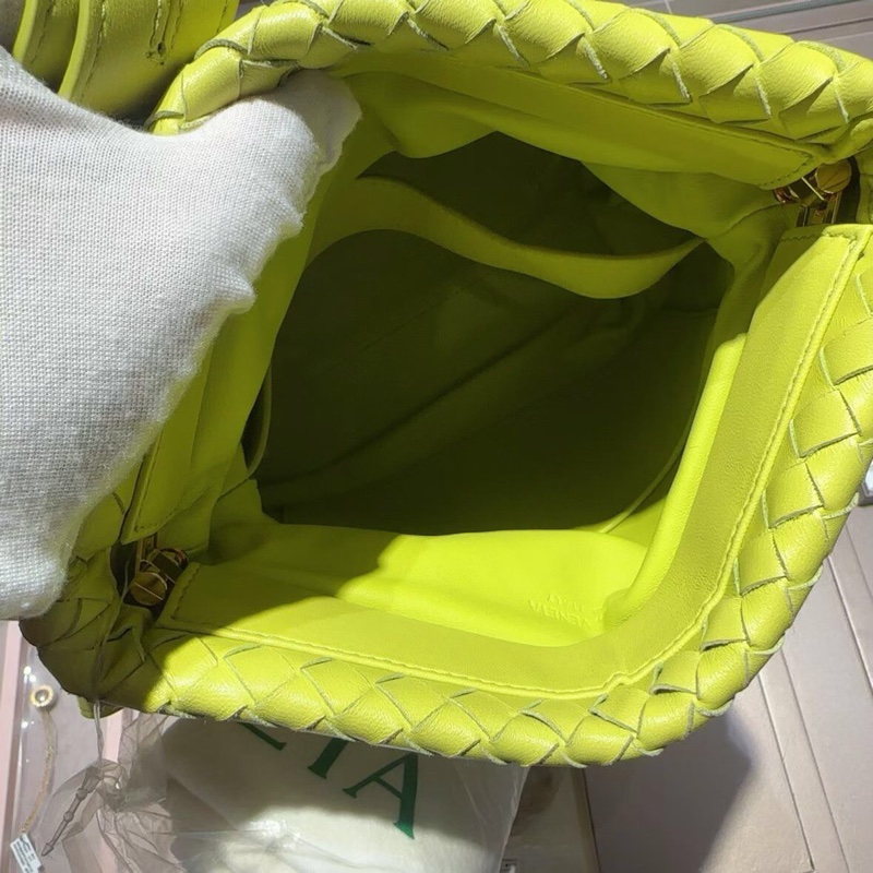 Bottega Veneta/BV新款編織托特包 金币包 中性男女斜跨單肩包-6