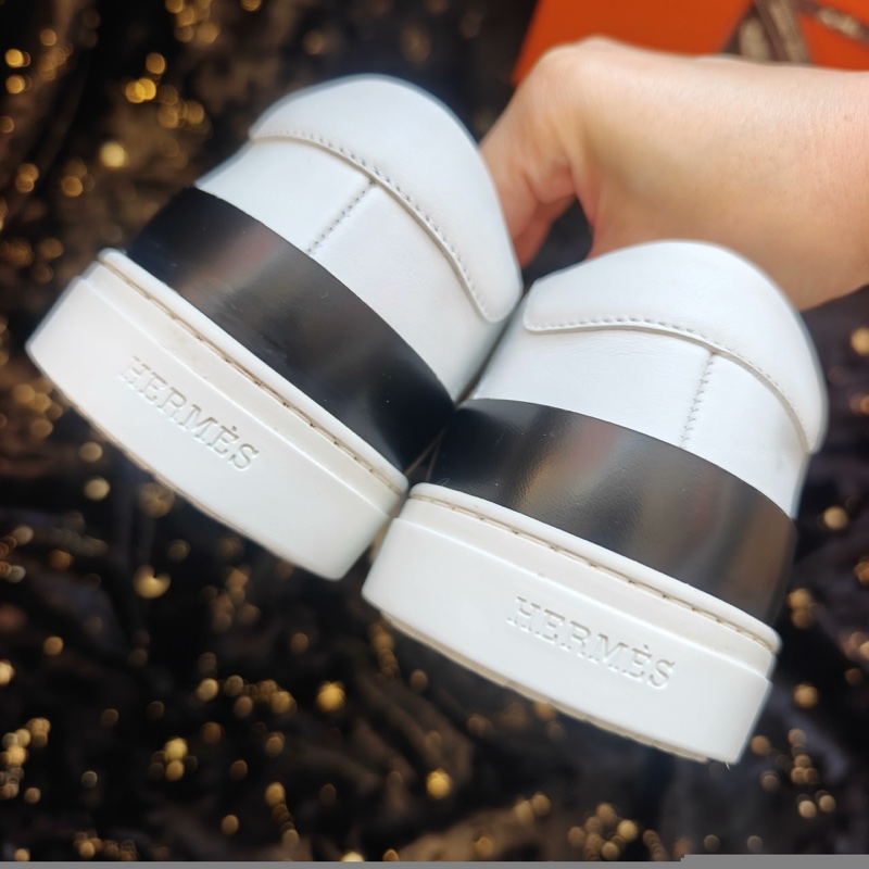 Hermes小白鞋愛馬仕Deep經典H標誌 41.5碼-10