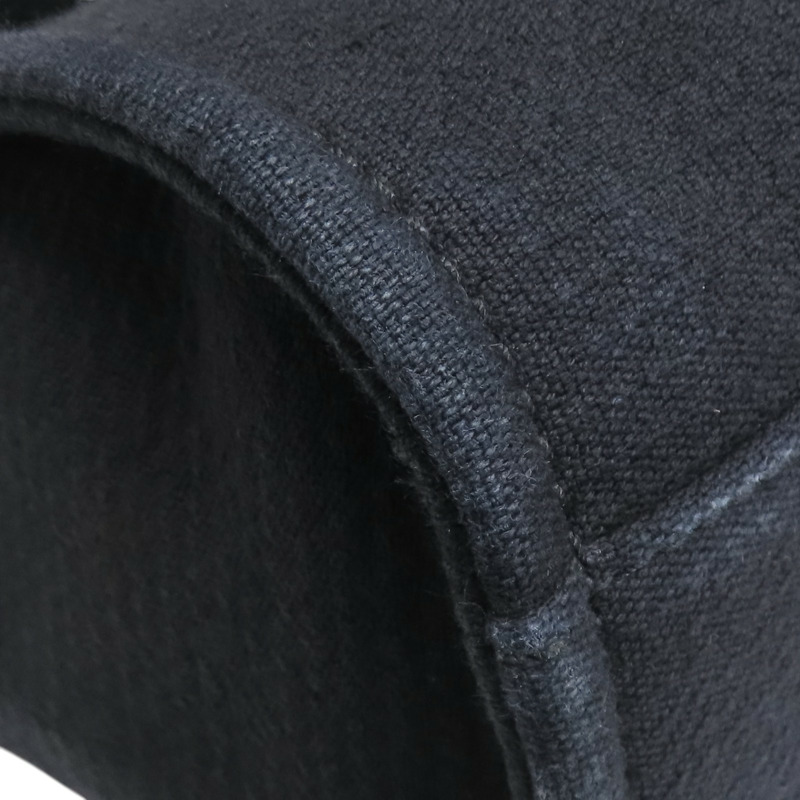 黑色 帆布 Deauville 沙灘包 手提包 (缺小袋) AS3257【CHANEL 香奈兒】 AS3257-12