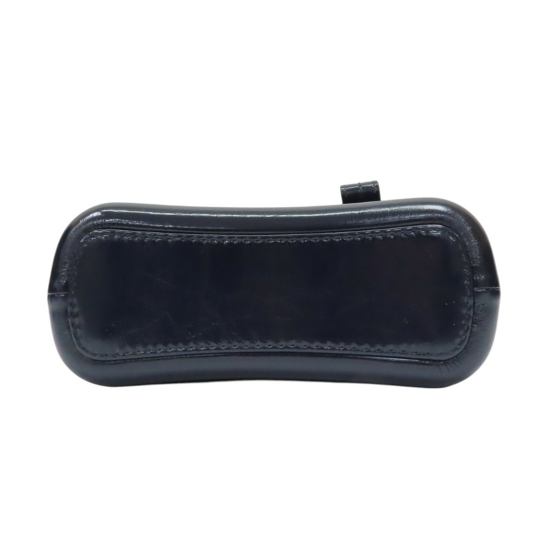 深藍色 漆皮 Gabrielle Small 流浪包 肩背包【CHANEL 香奈兒】 A91810-3