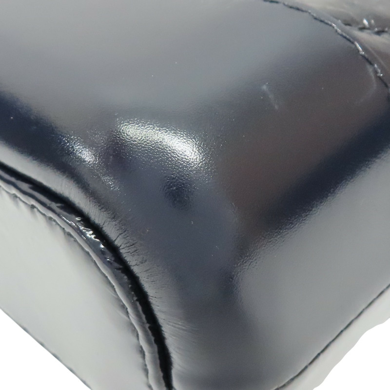 深藍色 漆皮 Gabrielle Small 流浪包 肩背包【CHANEL 香奈兒】 A91810-14