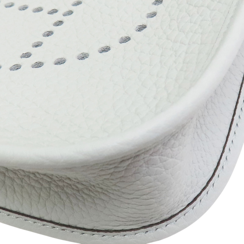 冰川藍 Taurillon牛皮 Evelyne Mini 肩背包 W刻【HERMES 愛馬仕】 H069426CC-9